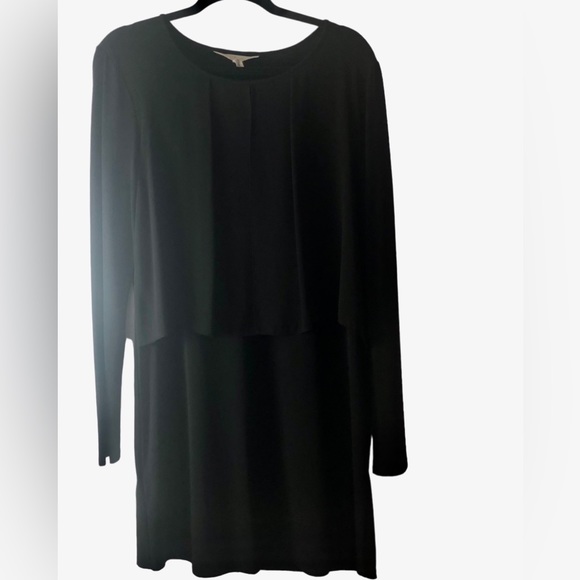 BCBGeneration women’s dress long sleeve mini sheer front overlay simple elegant - Picture 9 of 9